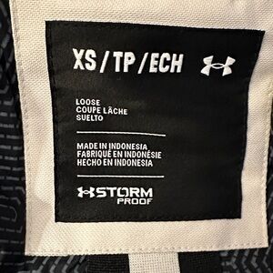Under Armour Storm Proof Jacket - Black and White